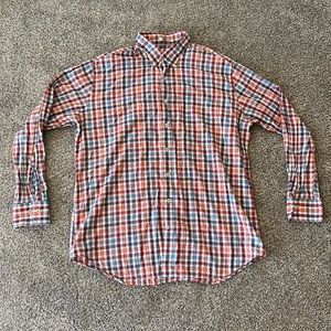 Peter Millar Plaid Button Down XL